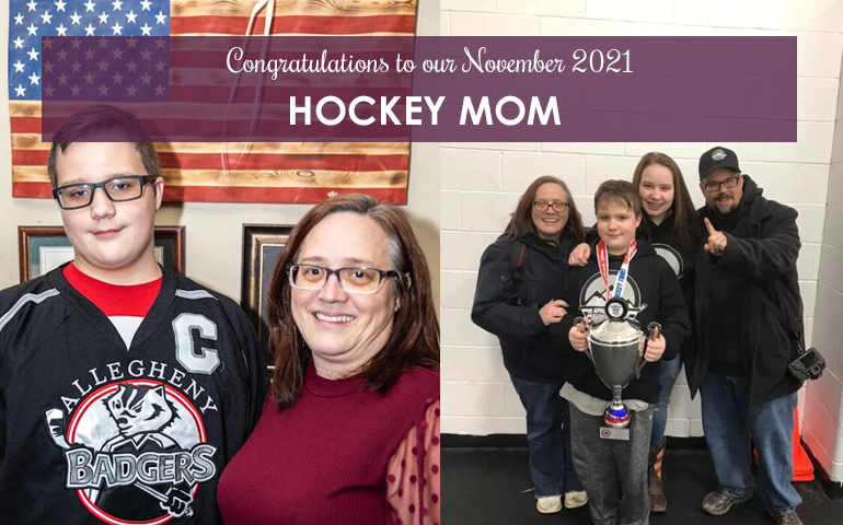 Congratulations To Our November 2021 Hockey Mom